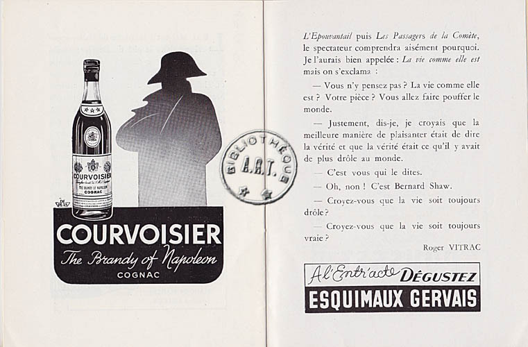 Les programmes de Théatre de l\