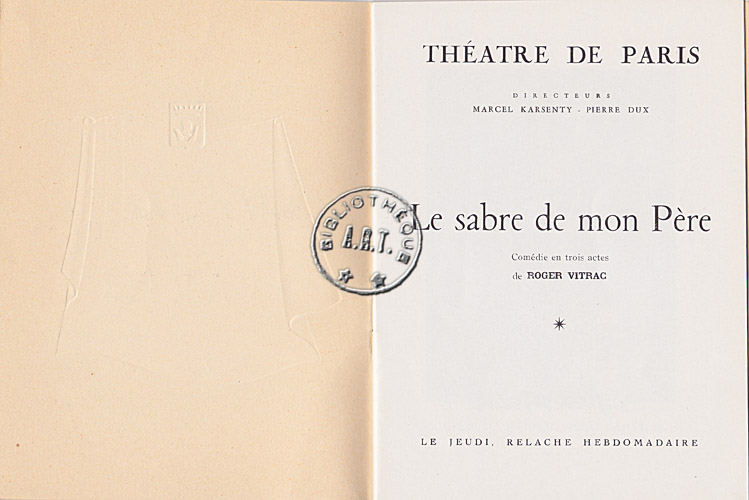 Les programmes de Théatre de l\