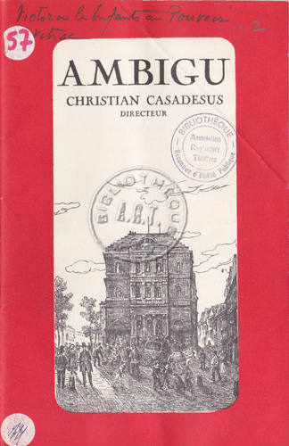 Les programmes de Théatre de l\