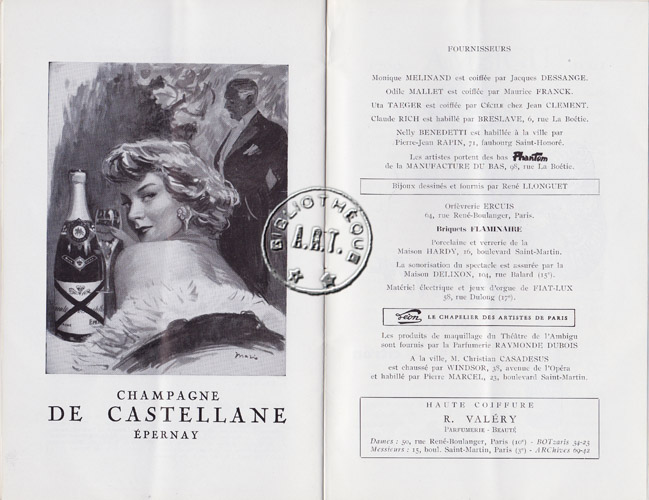 Les programmes de Théatre de l\
