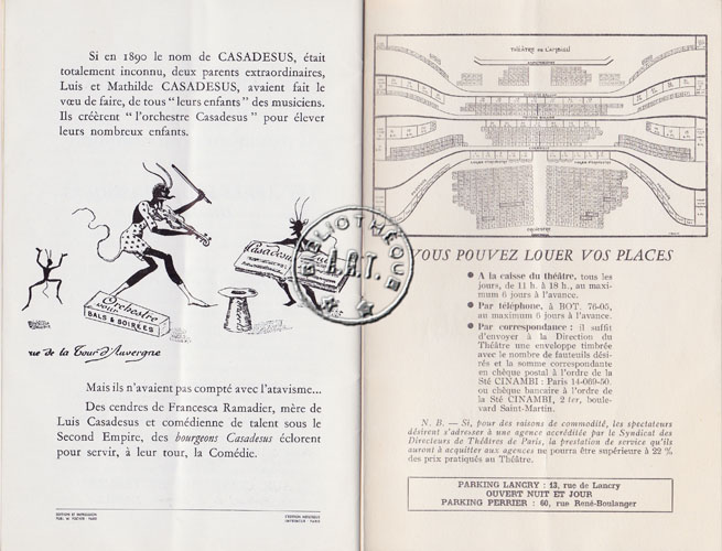 Les programmes de TThéatre de l\