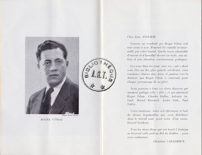 Les programmes de Théatre de l\