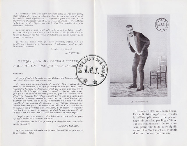 Les programmes de Théatre de l\