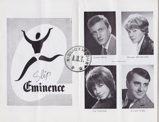 Les programmes de Théatre de l\